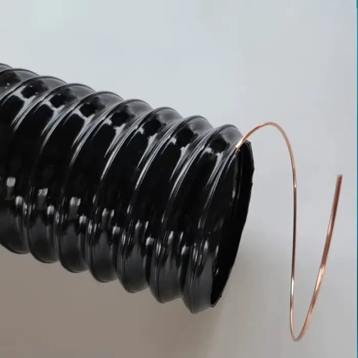 Tuyau en PU transparent pour aspiration de poussière, diamètre intérieur de 25 à 0.63mm, 1 à 5 mètres de long, épaisseur de 100mm