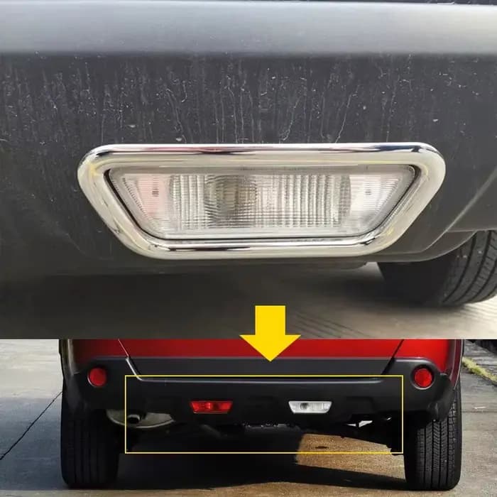 2008 2009 2010 2011 2012 2013 pour Nissan x-trail X Trail T31 accessoires couvercle de feu stop arrière garniture ABS chromé style extérieur