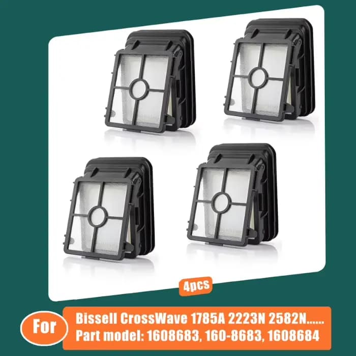 Filtres Bissell Crosswave compatibles avec les modèles 1785 3888A 2551 Pet pro 2306 2554 2596 HydroSteam 35151 3518 - Pack de 2