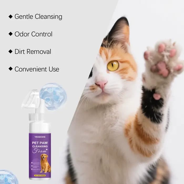 Nettoyant pour pattes de chien et de chat