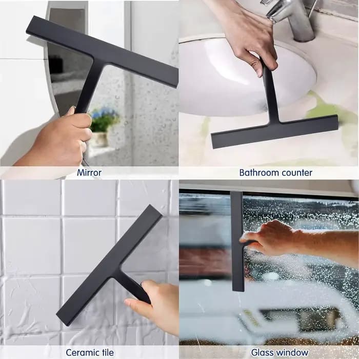 Nettoyeur de raclette de douche pour porte en verre