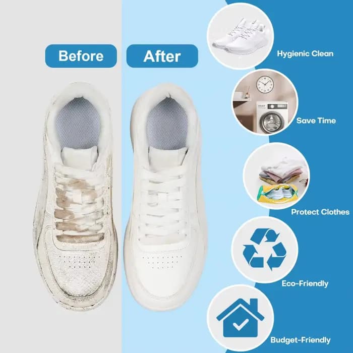 Sacs de nettoyage de chaussures réutilisables pour lave-linge et sèche-linge