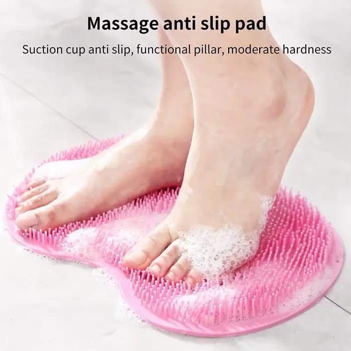 Tapis de douche exfoliant pour les pieds et le dos