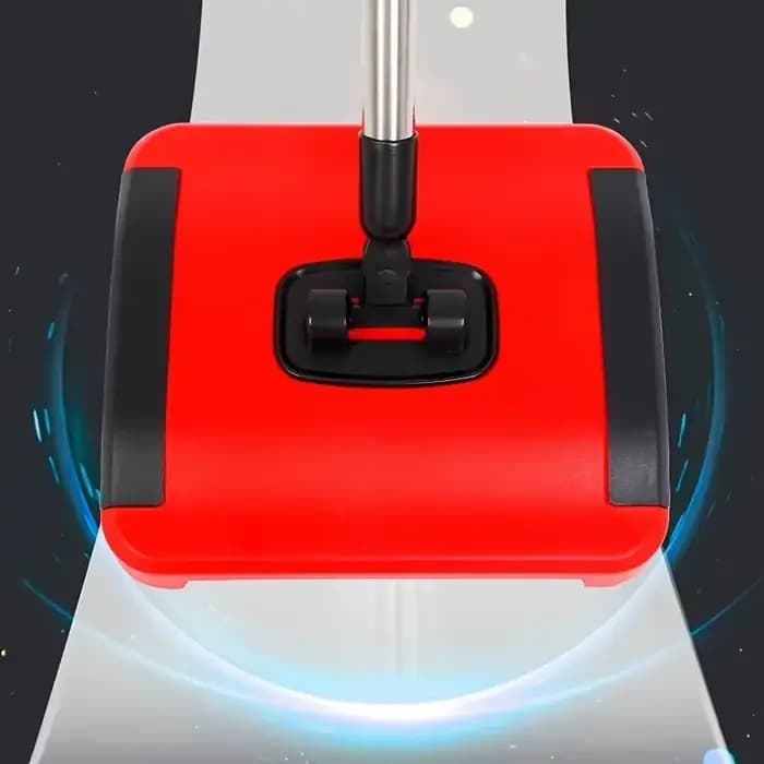 Nettoyeur de tapis manuel avec brosse à rouleau poussoir