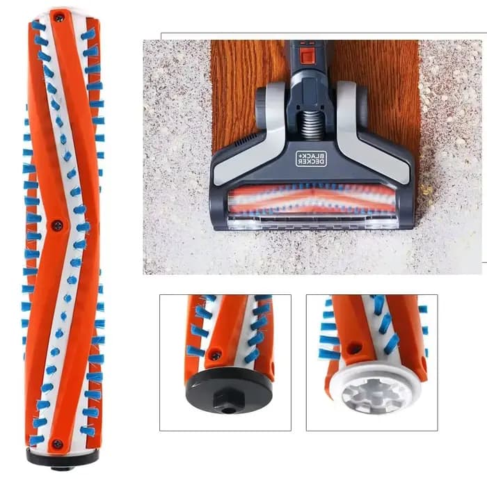 Filtre coton brosse noir + DECKER POWER série aspirateur à tige sans fil BSV2020G outil de remplacement accessoires d'aspirateur