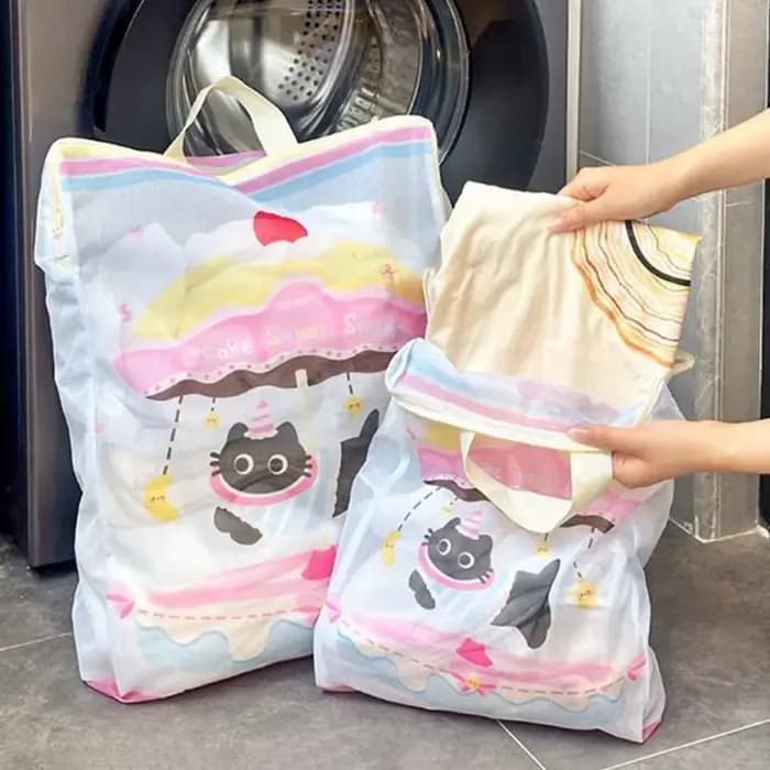 Sac à linge chat dessin animé sacs