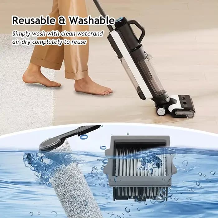 Pour Tineco Floor One Switch S6/Stretch S6 /S7 Stretch Ultra humide sec aspirateur consommable rouleau brosse HEPA filtre accessoires