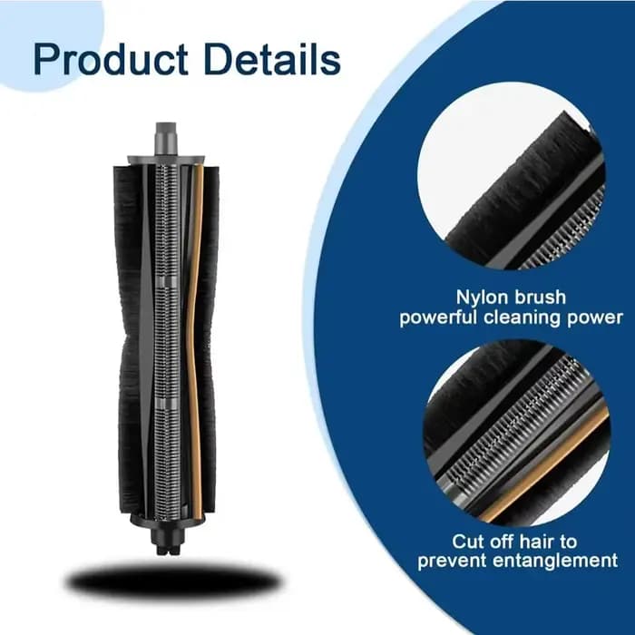 Brosse Dreame TriCut, pour X40 Ultra/X30 Ultra/L20 Ultra/L10s Ultra Gen 2/S10 Pro/S20/S20 Pro/X10/X20 Pro/D9 Max Gen2. etc.