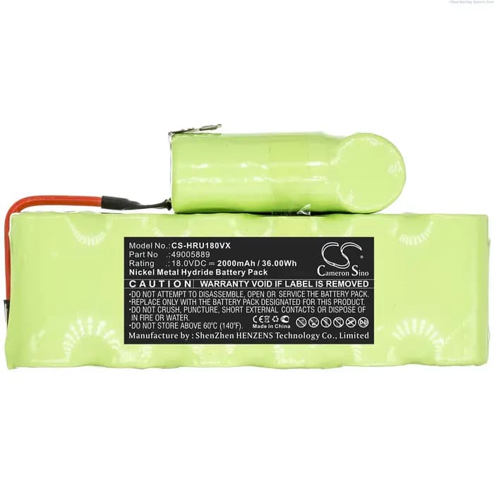 Batterie d'aspirateur 18.0V 2000mAh 49005889 AGO49005889 AW8037738 pour Hoover SU180 SU180B8 SU180T2 SU180WT 3111 + outil