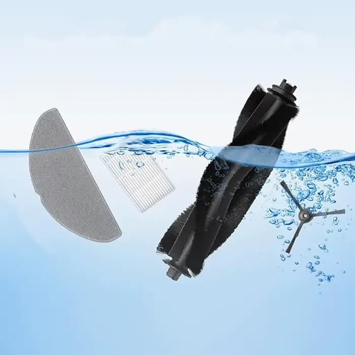 Brosse principale/brosse latérale/filtre HEPA/lingette de nettoyage compatible avec les robots aspirateurs Tapo RV30