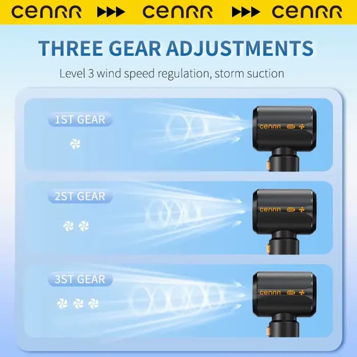 CENRR nouvel aspirateur de voiture haute aspiration puissant sans fil Portable nettoyeur de voiture pour la maison cadeau un cadeau d'anniversaire de noël