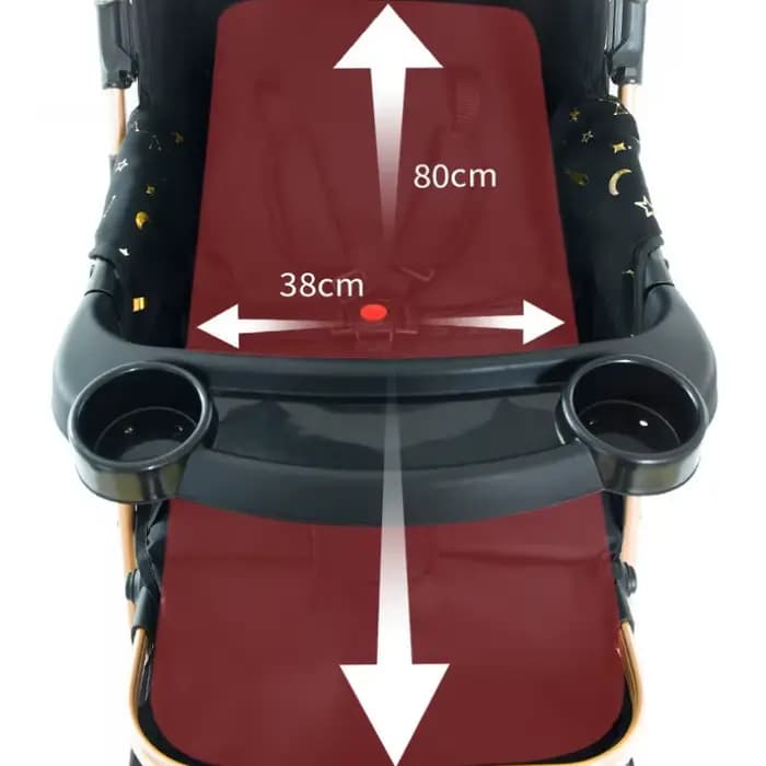 Poussette double détachable pour deuxième enfant, peut s'asseoir ou s'allonger, poussette pliable pour les enfants sortir