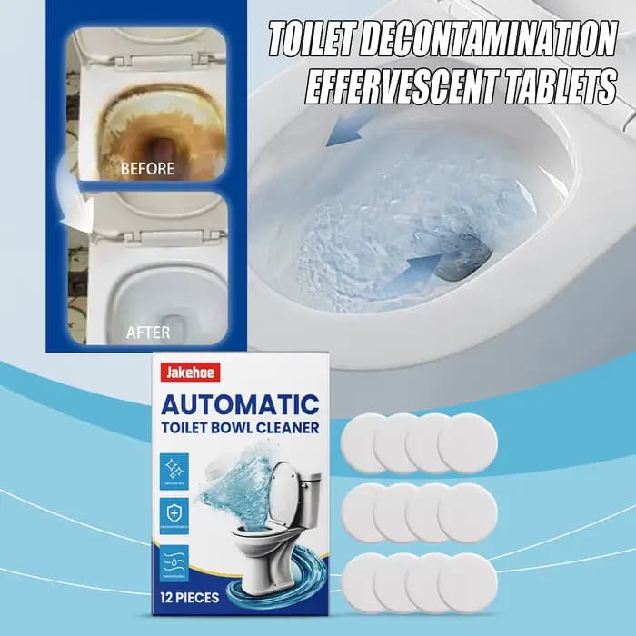 Comprimés effervescents de décontamination des toilettes