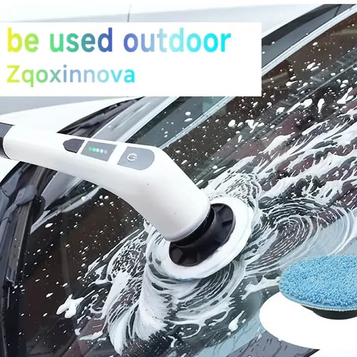Brosse de nettoyage électrique 7 en 1, épurateur rotatif électrique, outil de nettoyage pour cuisine/salle de bain/salon, brosses à cheveux domestiques