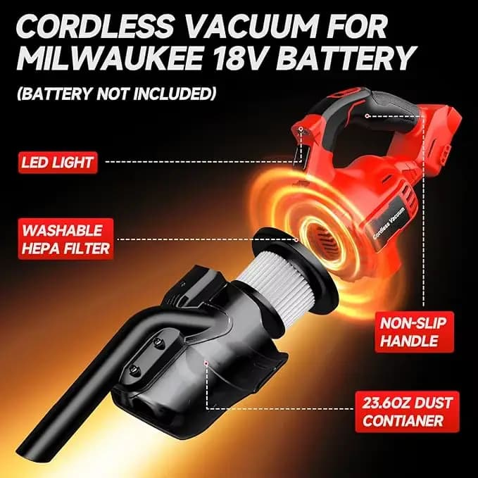 Aspirateur électrique 16KPA 6 en 1 sans fil