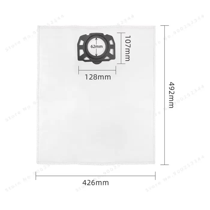 Sac à poussière filtre Hepa compatible pour Karcher WD4 WD5 WD6 WD5P WD6P Premium MV4 MV5 MV6 pièces de rechange