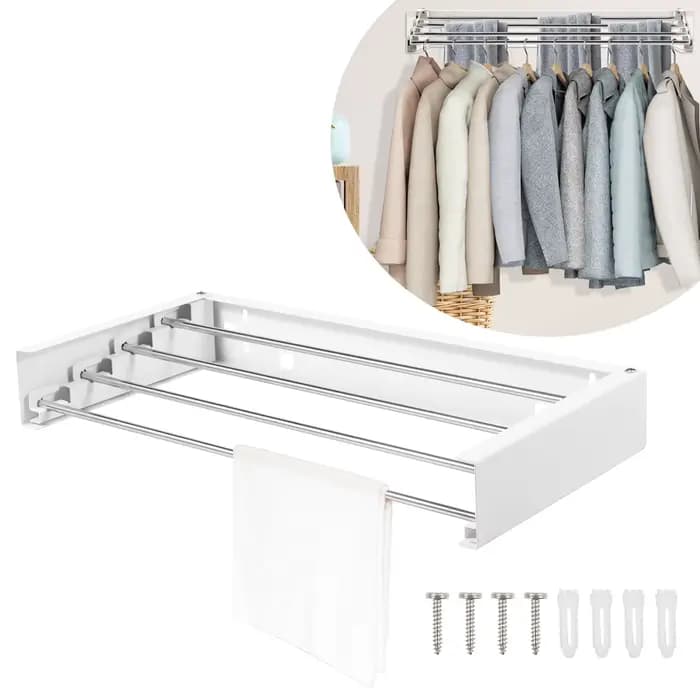 Étendoir à linge en acier inoxydable