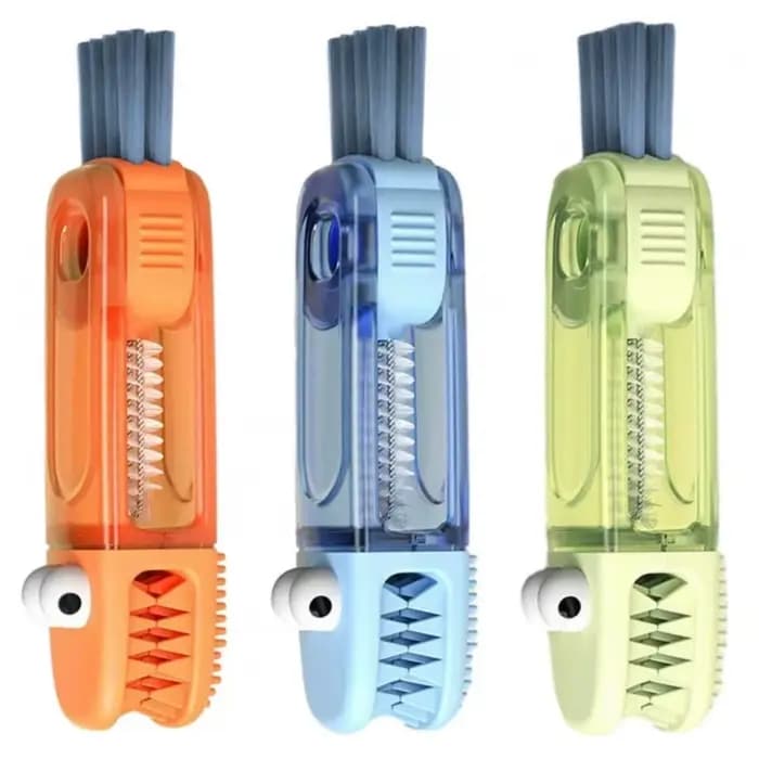 Brosse de nettoyage de couvercle de tasse 3 en 1