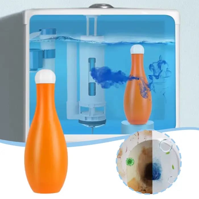 Nettoyant pour cuvette de toilette avec forme de Bowling