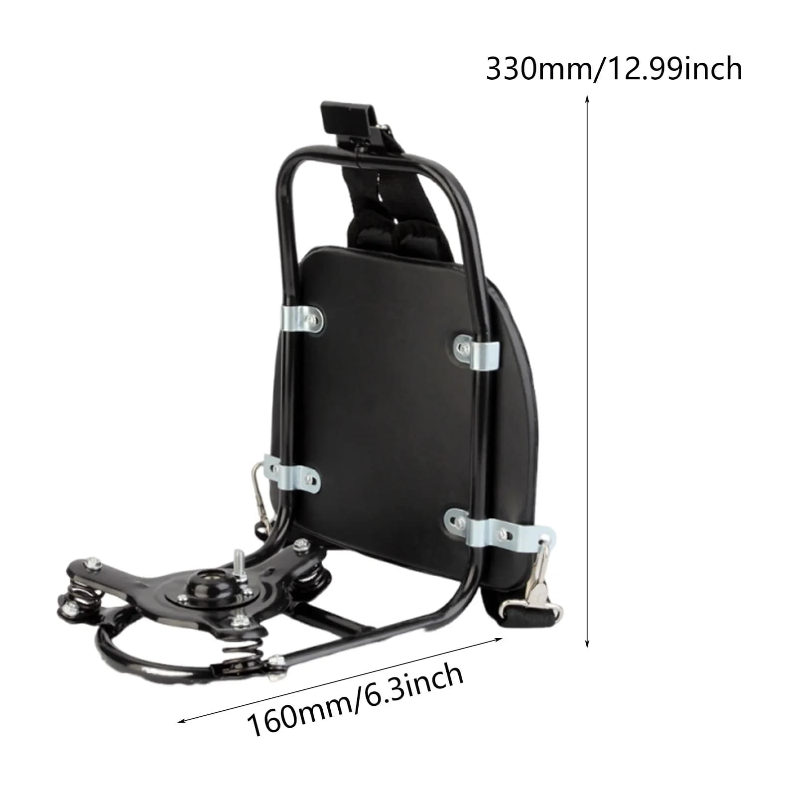 Système de sac à dos de débroussailleuse avec Base triangulaire, accessoires robustes, support de to