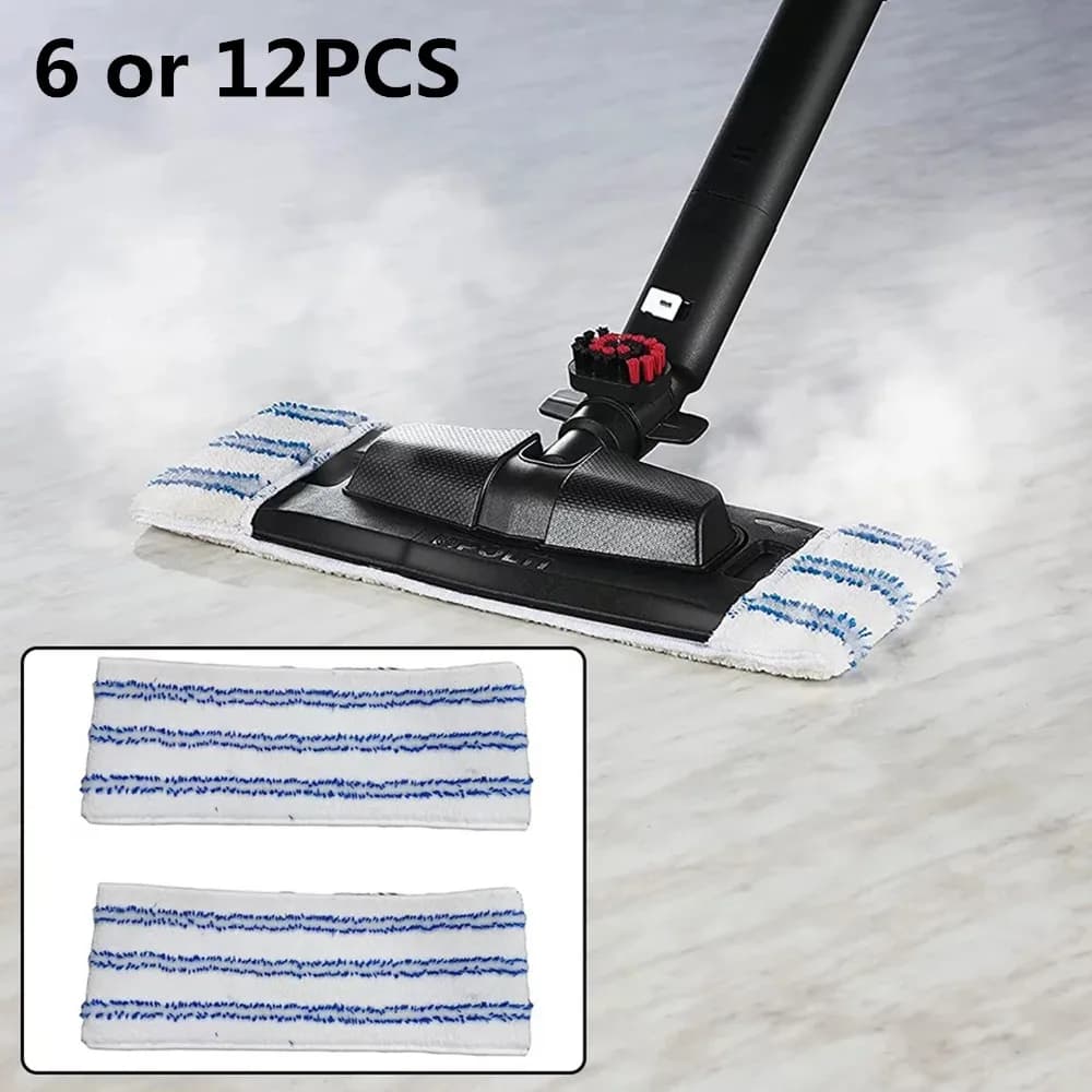 Tampons de vadrouille en microcarence pour kit Polti Vaporetto, brosse Vaporroli, cuillère à soupe P