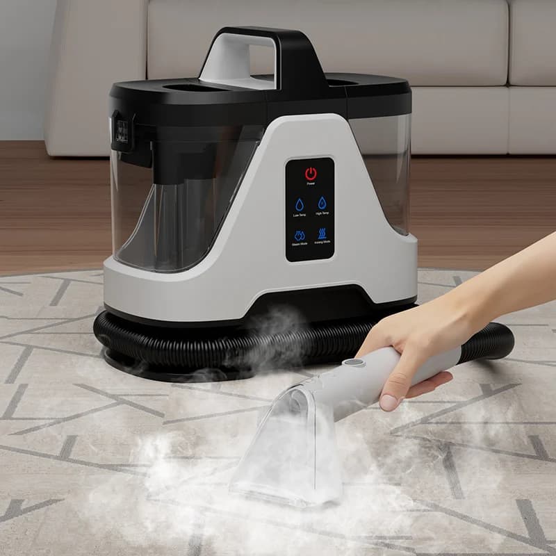 Nettoyeur vapeur portatif, aspirateur vapeur pour voiture, nettoyeur vapeur multifonction puissant à