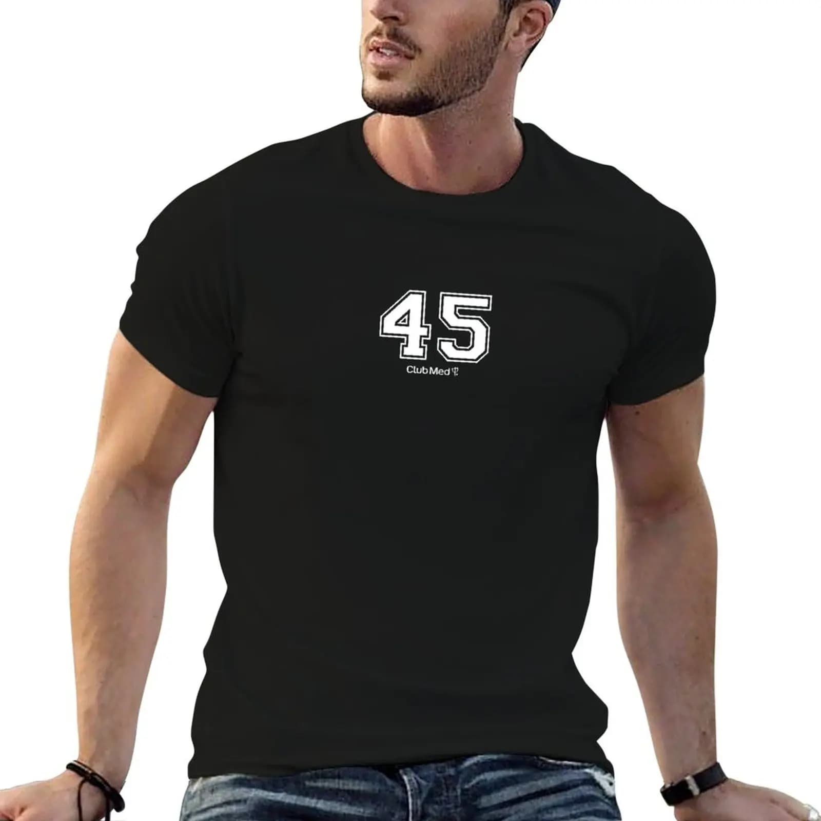 T-shirt Number 45 Club Med, haut d'été léger et respirant