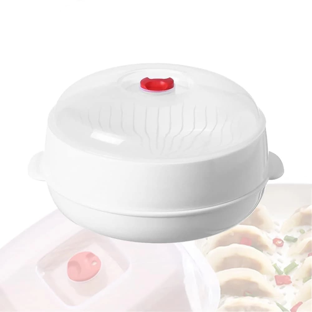 Cuiseur vapeur pour légumes, four à micro-ondes de qualité alimentaire, plat à micro-ondes renforcé,