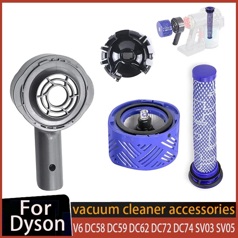 Couvercle arrière de moteur amélioré, filtre HEPA pour aspirateur Dyson V6 DC58 DC59 DC62 DC72 DC74