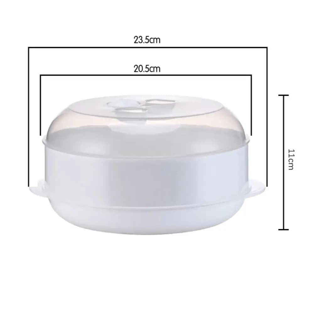 Cuiseur vapeur multicouche en plastique pour four à micro-ondes, récipient spécial pour petits pains