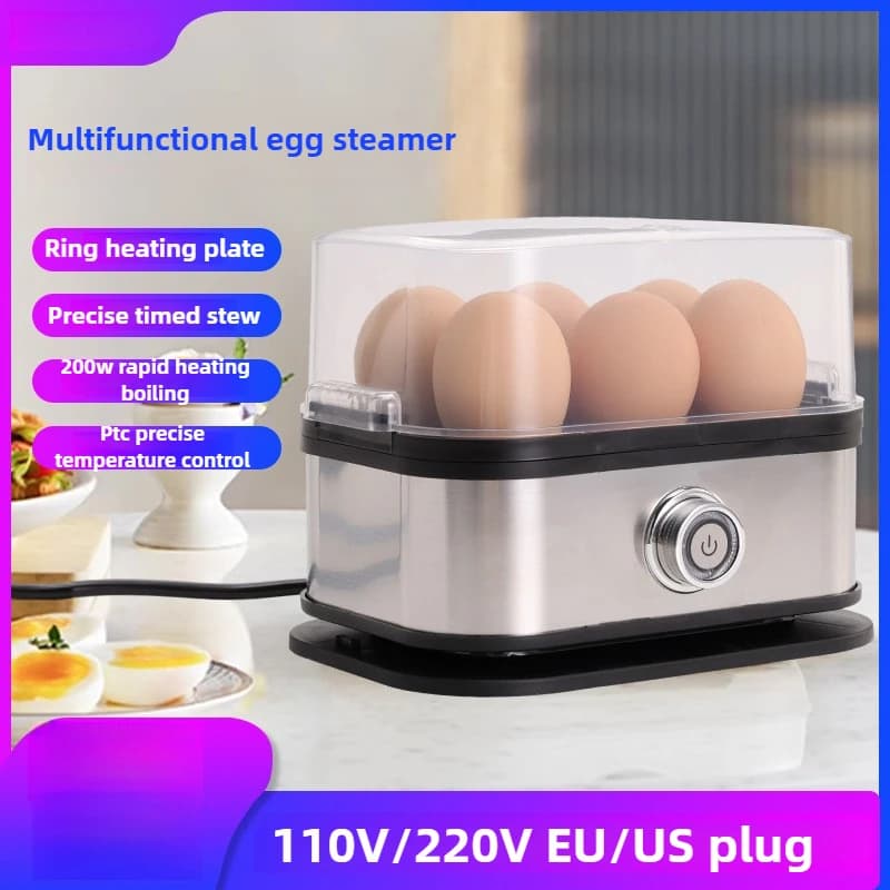 Microphone à œufs et cuiseur vapeur, appareil de cuisine pour faire bouillir et cuire rapidement les