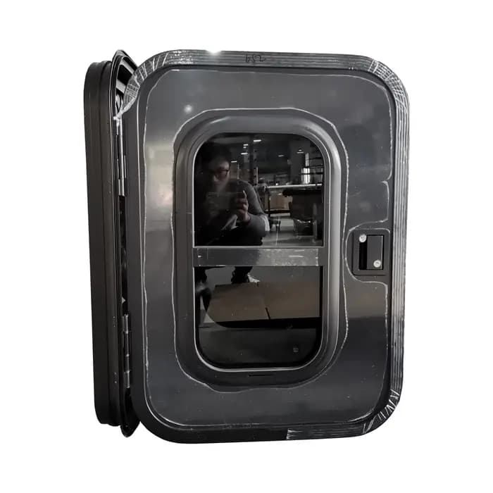Accessoires de caravane, fenêtre relevable en alliage d'aluminium, serrure à point unique, caravane,