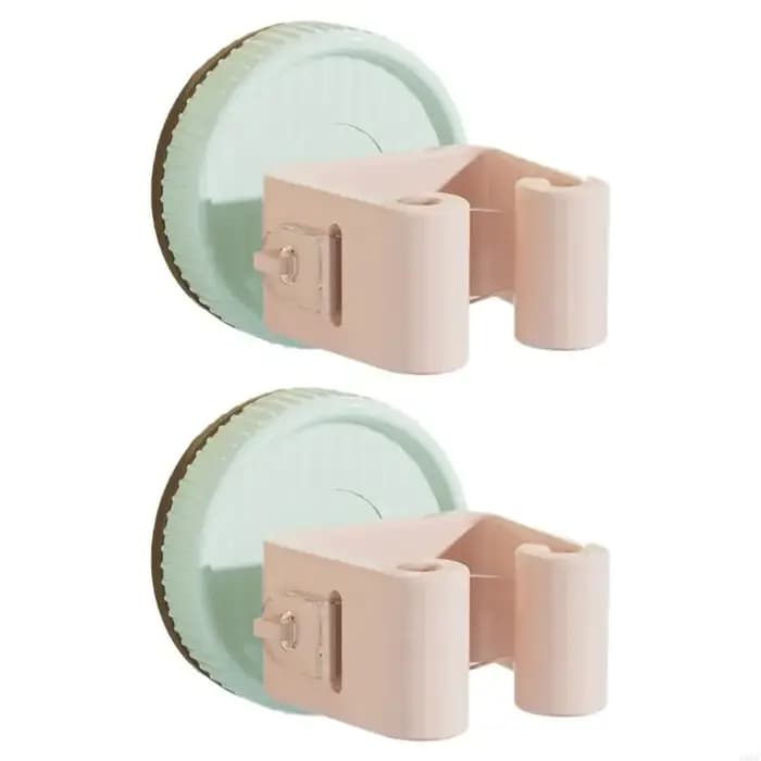 Supports vadrouille muraux avec ventouses, 2 pièces, pour le nettoyage des ustensiles, balais, vadrouilles 55KF