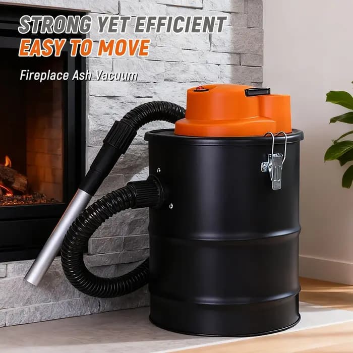 Aspirateur de cendres de cheminée aspiration puissante 12L 220V 800W aspirateur de baril domestique pour les appartements d'hôtel