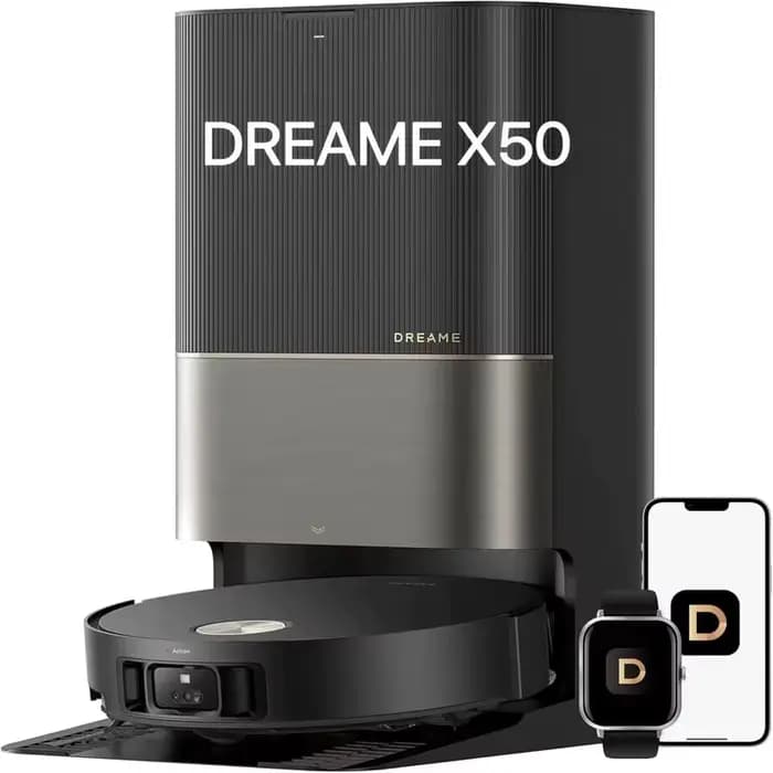 NOUVEAU Aspirateur Robot DREAME X50 Pro 19500Pa Nettoyage Automatique Lavage Auto-Nettoyant Balayage