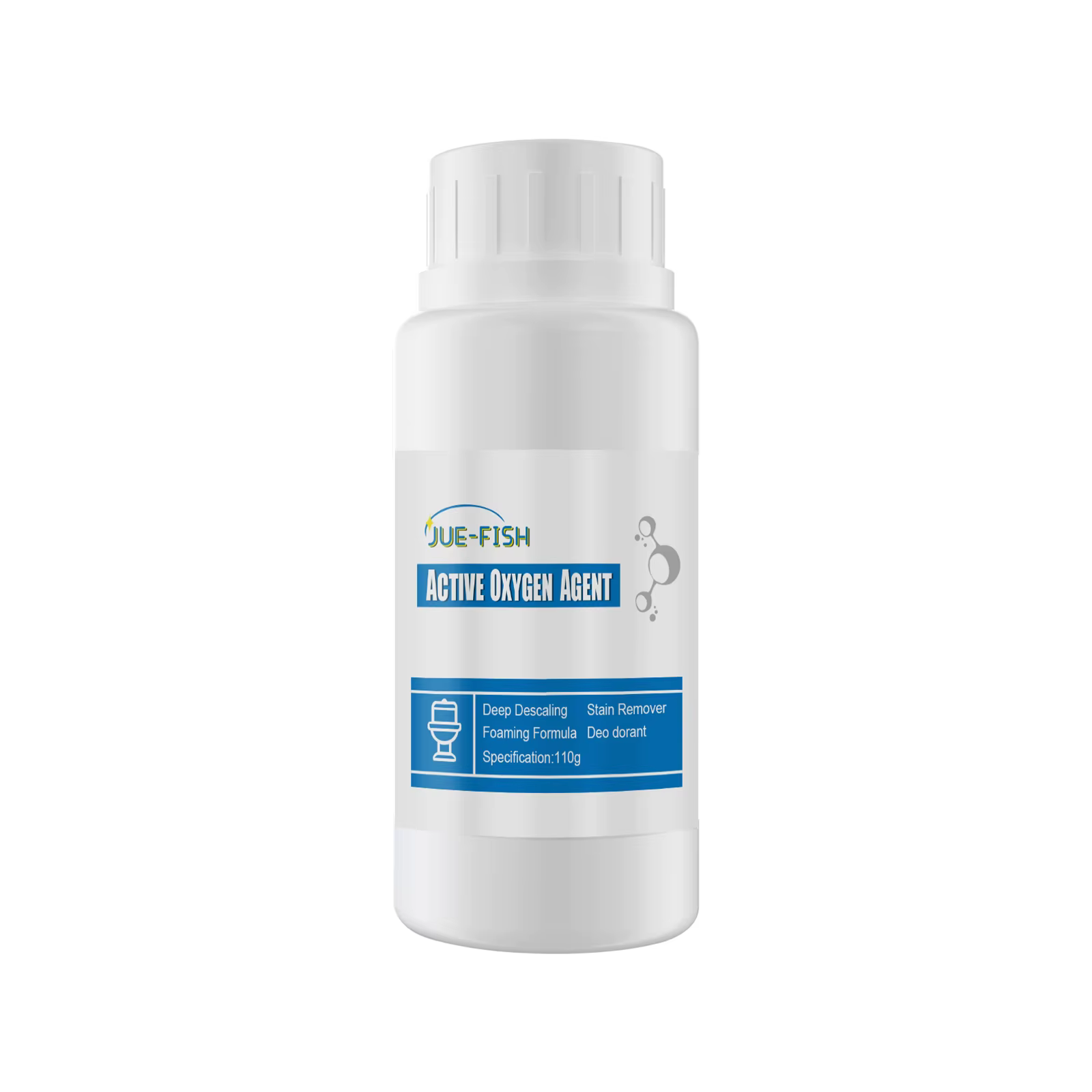Nettoyant à oxygène réactif pour toilettes, poudre de livres d'hygiène de décontamination, agent dom