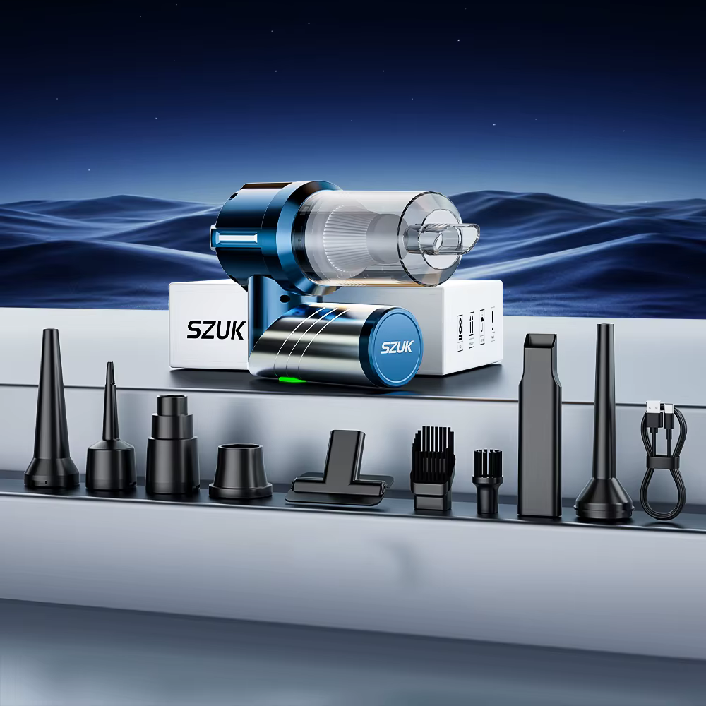 SZUK C013MAX puissant aspirateur de voiture Mini aspirateur Portable sans fil pour appareil ménager 