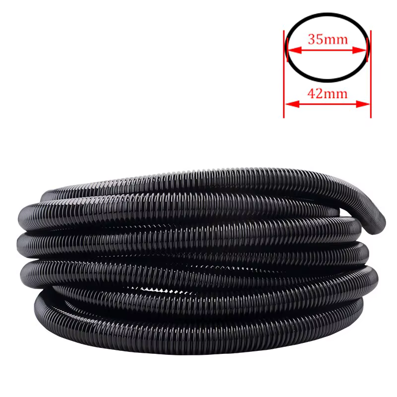 Tuyau fileté pour aspirateur, intérieur 35mm/extérieur 42mm, pailles à soufflet, tuyau souple et Fle