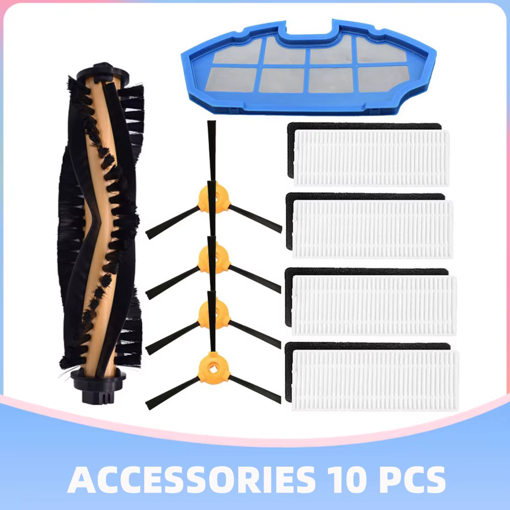 Accessoires pour aspirateur robot Conga Excellence 990 Ecovacs Debot N79 iBoto Aqua V710, brosse lat