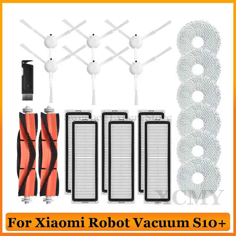 Pièces de rechange pour aspirateur Robot Xiaomi S10 + / S10 Plus, brosse latérale principale, filtre