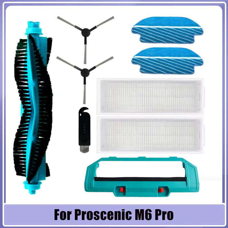 Accessoires pour aspirateur Robot Proscenic M6 Pro, pièce de rechange, brosse latérale principale, f