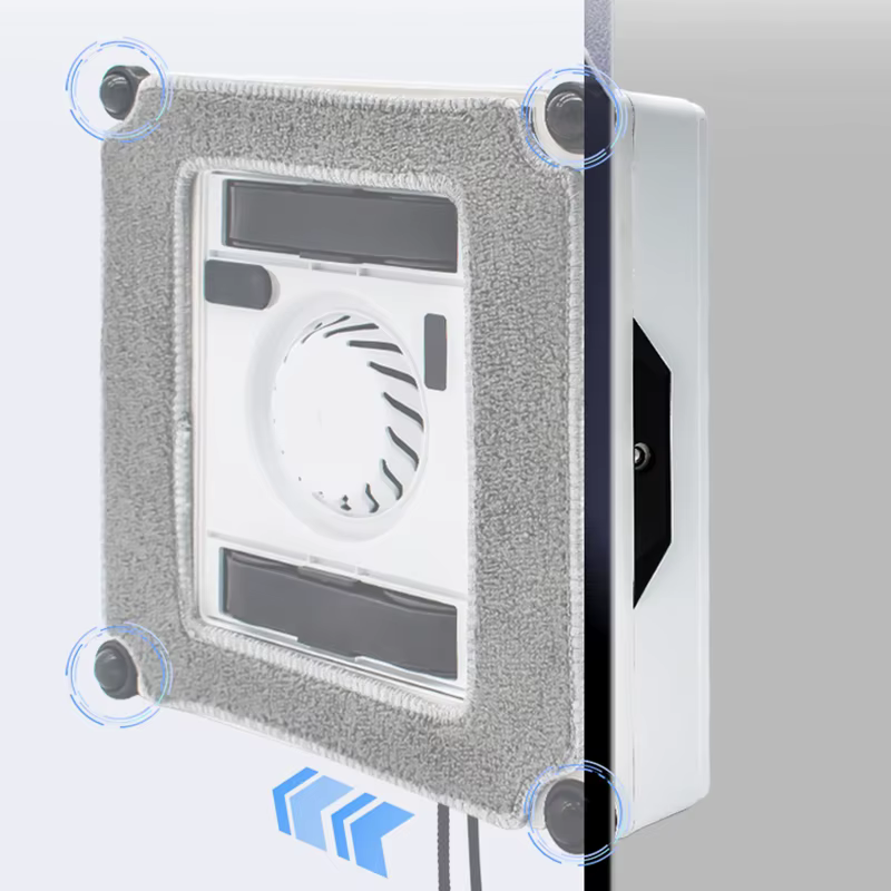 Serpillères de nettoyage de verre pour Robot nettoyeur de vitres ABIR WD8, chiffons de vêtements lav