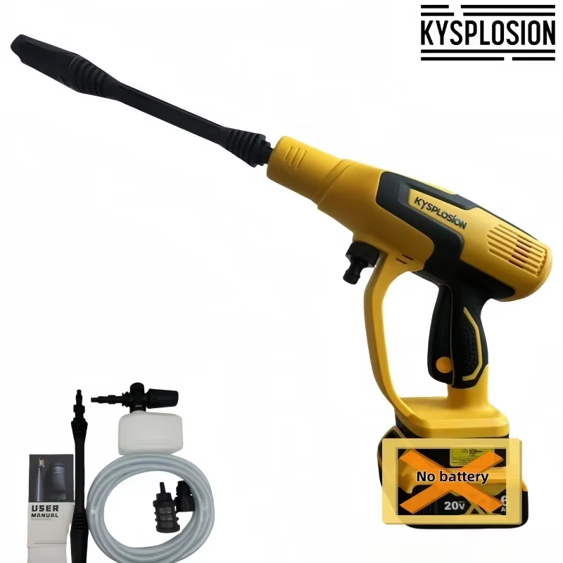 Nettoyeur haute pression sans fil 380W, pistolet de lavage de voiture Portable haute pression sans b