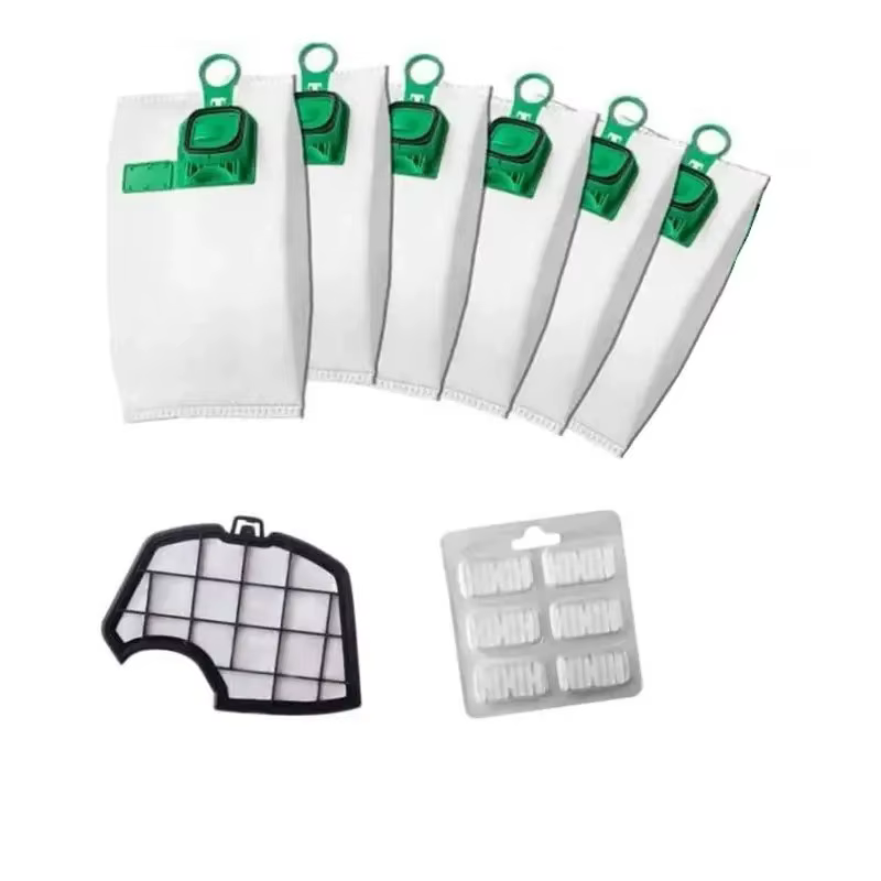 Sacs d'aspirateur HEPA de remplacement, 8 pièces, pour Vorwerk Kobold VK140 VK150 FP140 FP150