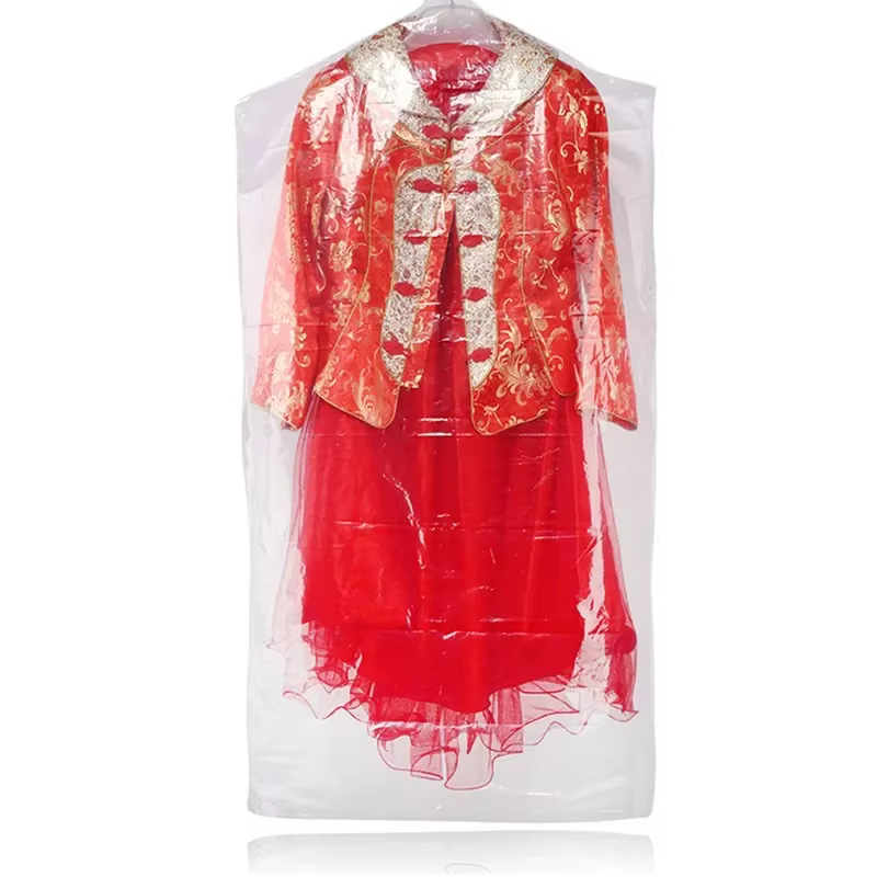 30 pièces Transparent suspendus vêtements cache-poussière vêtements anti-poussière sac de rangement