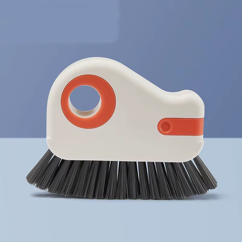 Brosse de nettoyage 2-en-1 pour rainures, outil de nettoyage pour rails de fenêtres et portes coulis
