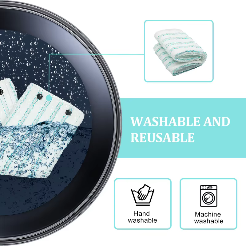 Tampons plats de vadrouille pour Leifheit Clean Twist XL MicroDuo, tampon de nettoyage sec et humide