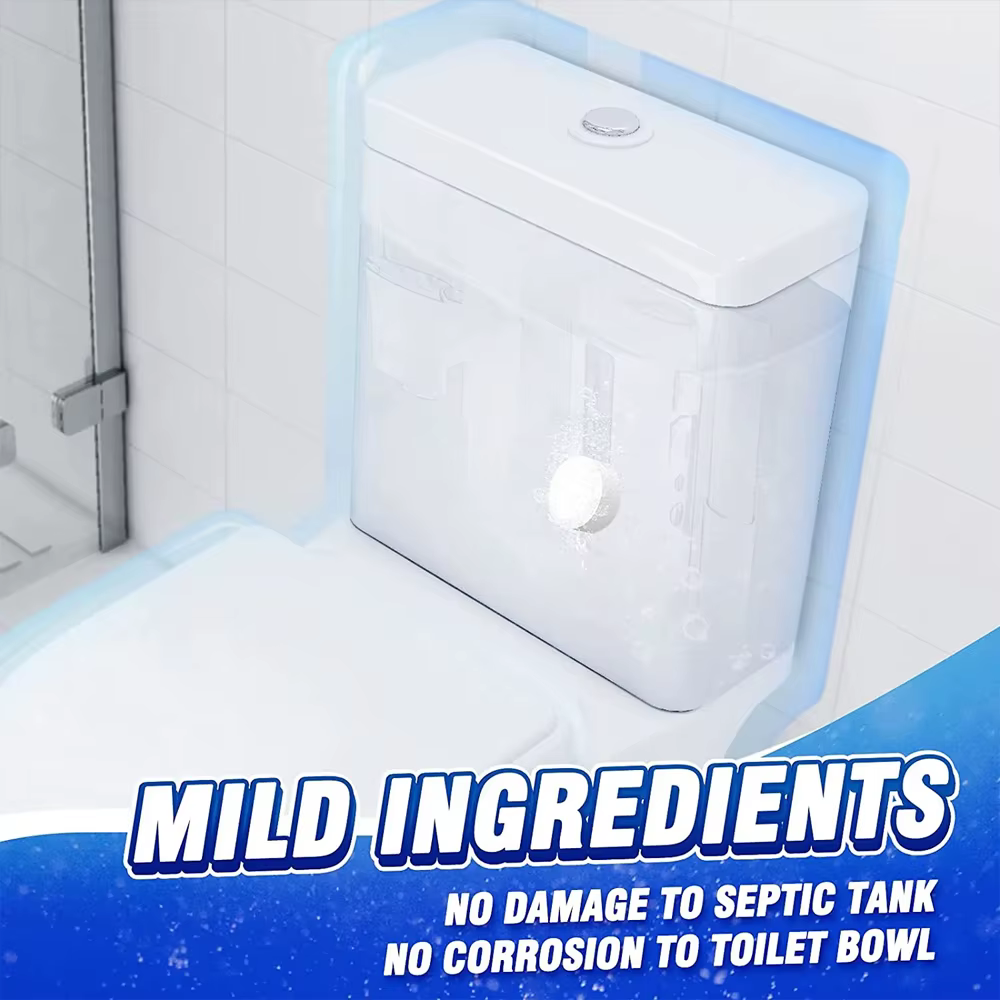 Cubicseven-Nettoyant effervescent automatique pour cuvette de toilette, dépistolet ant pour livres, 