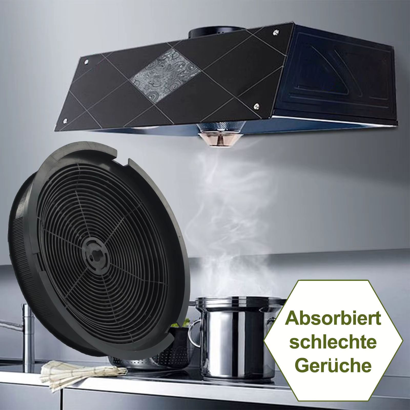 1 pièce 1015427   Filtre à charbon actif pour hotte aspirante pour Refsta K25 filtre à charbon actif