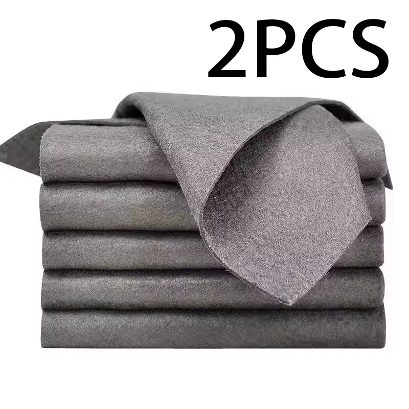 Chiffon de nettoyage magique en microfibre, serviette de nettoyage pour vitres, lavable, sans peluch